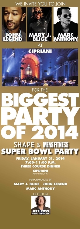 SHAPE and Men’s Fitness Super Bowl Party