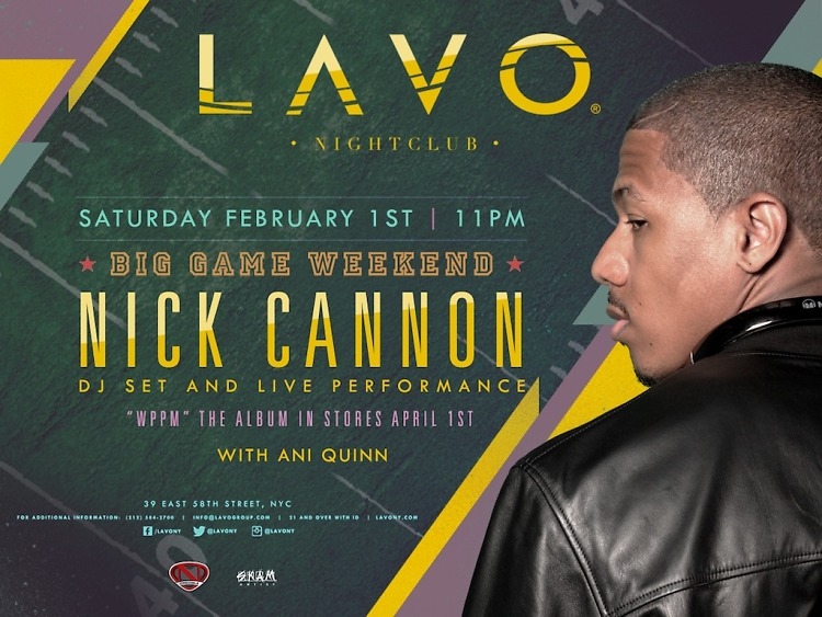 LAVO Big Game Weekend with Nick Cannon