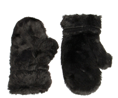 Faux Fur Mittens