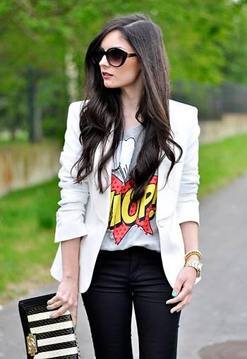 White Blazer