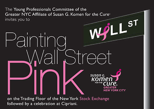 Hoda Kotb Joins Susan G. Komen Greater NYC Young Professionals for Sixth Annual Painting Wall Street Pink