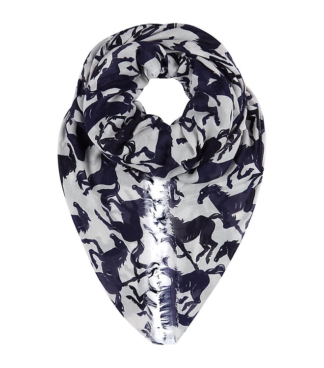 Stella McCartney Horse Print Scarf 