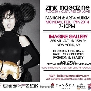  Fashion Art for Autism Z!NK Magazine x Cultures of Love