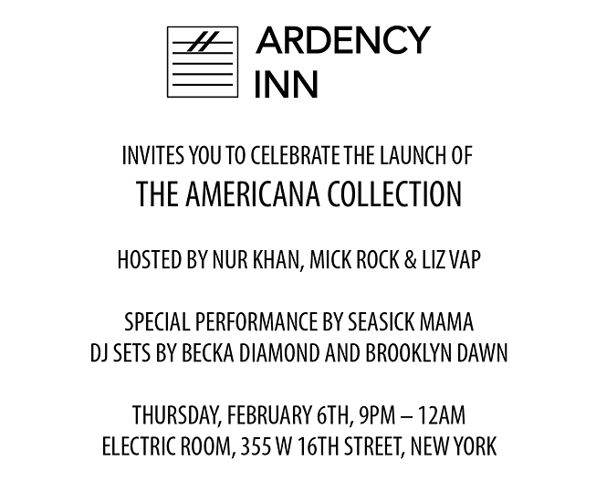 Ardency Inn Americana Launch