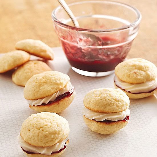 Mini Raspberry and White Chocolate Whoopie Pies