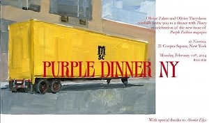 Purple Magazine Fashion Week Dinner and Party