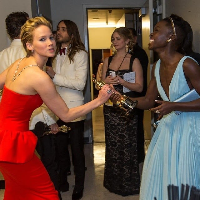 Jennifer Lawrence, Lupita Nyong'o