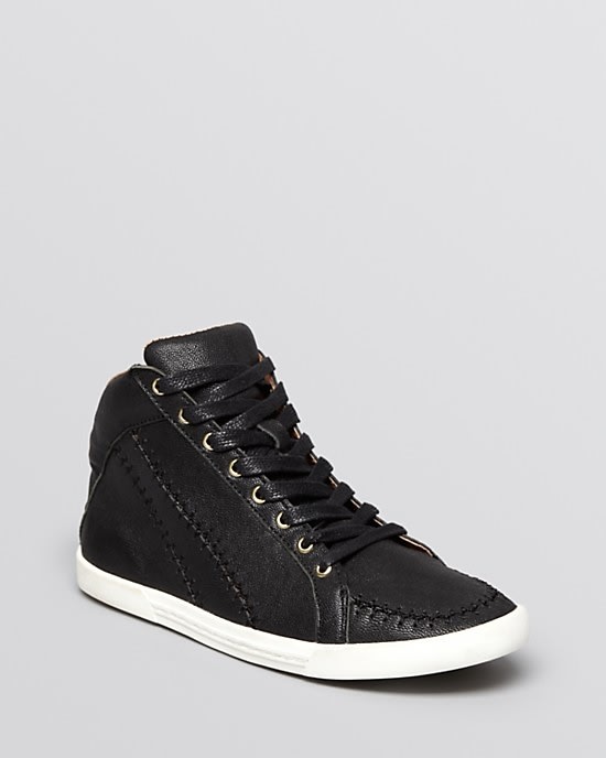 Joie Lace Up High Top Sneakers