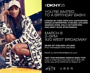 DKNY Birthday Bash hosted by Free Arts NYC 