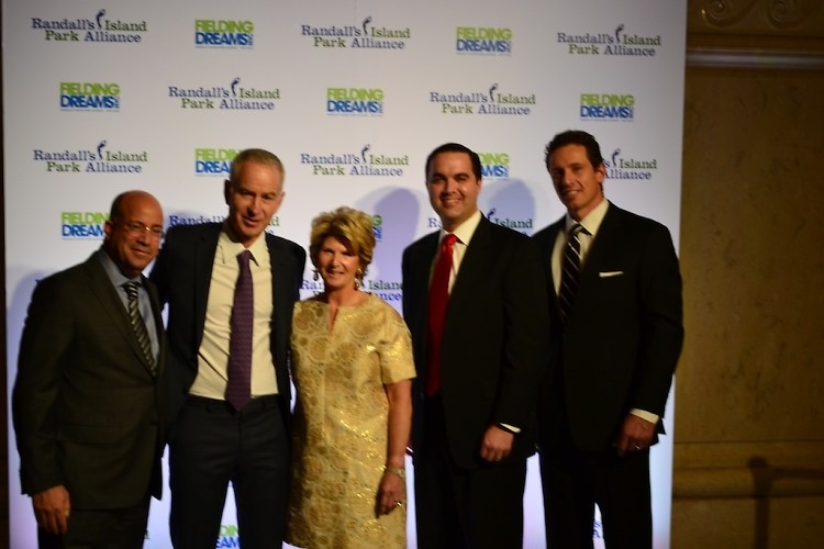 Jeff Zucker, John McEnroe, Karen Cohen, Jorge Casimiro, Chris Cuomo