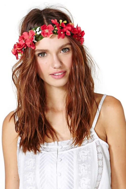 Nasty Gal Festival Blooms Floral Crown