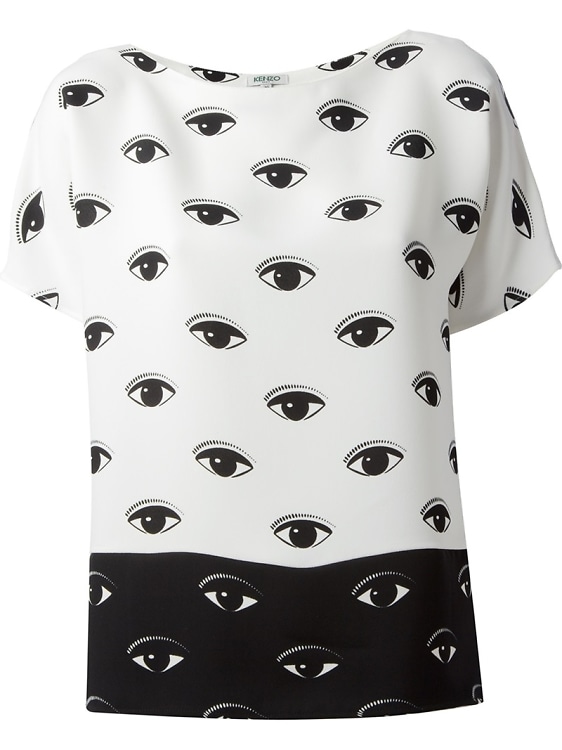 Kenzo 'eye' Monochrome t-shirt