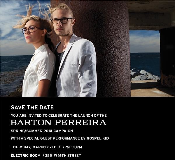 Barton Perriera Spring/Summer 2014 Collection Launch Party