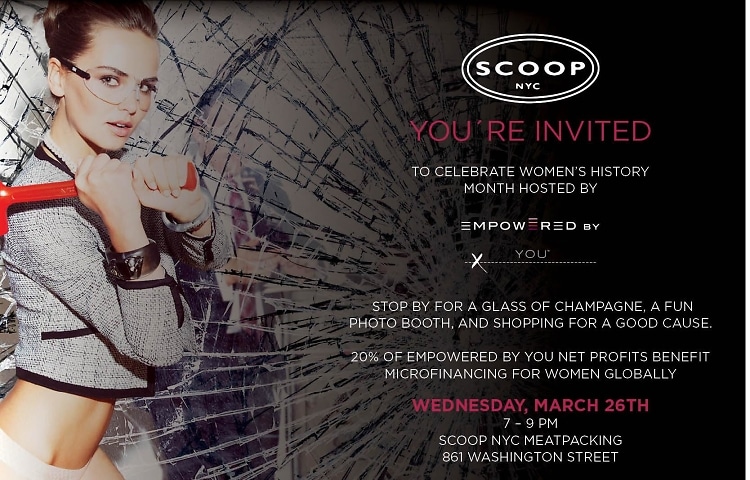 "Empowered By Scoop NYC" Launch