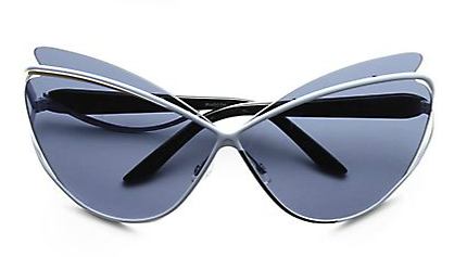 Dior Exaggerated Two-Tone Cat Eye Sunglasses