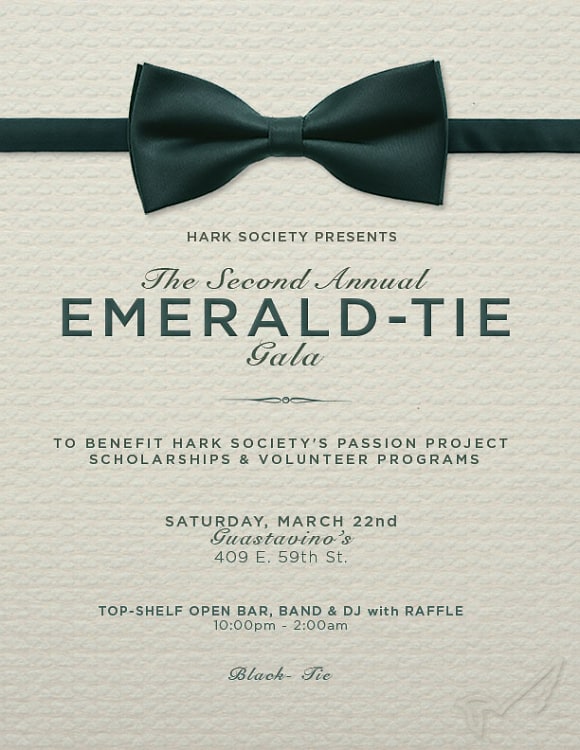 You're Invited: The Hark Society Presents The Second Annual Emerald Gala