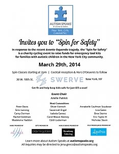 "Spin for Safety" Autism Benefit