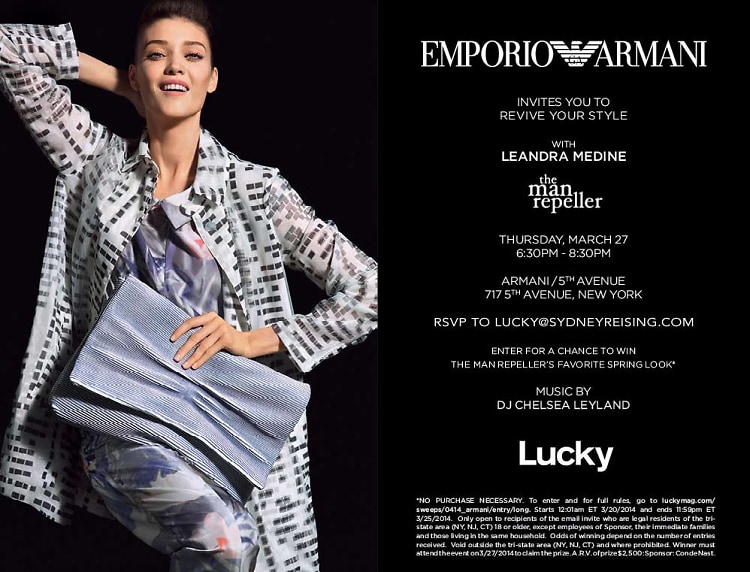 Revive Your Style with Emporio Armani and The Man Repeller's Leandra Medine