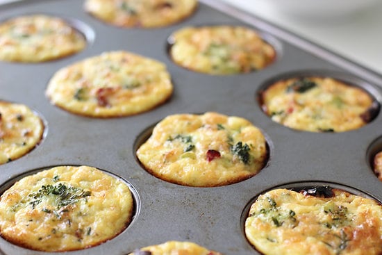 Gluten-Free Turkey, Broccoli, and Egg Muffins