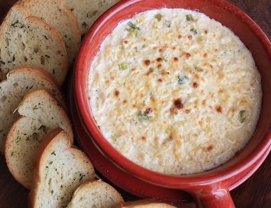 Reduced Fat Hot Crab Dip