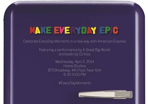 Celebrate #EveryDayMoments with American Express