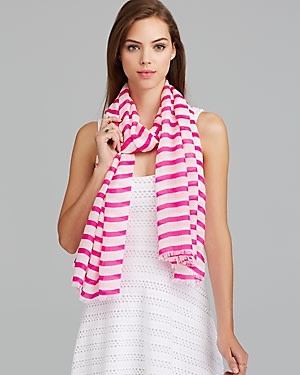 Echo Striped Wrap Scarf