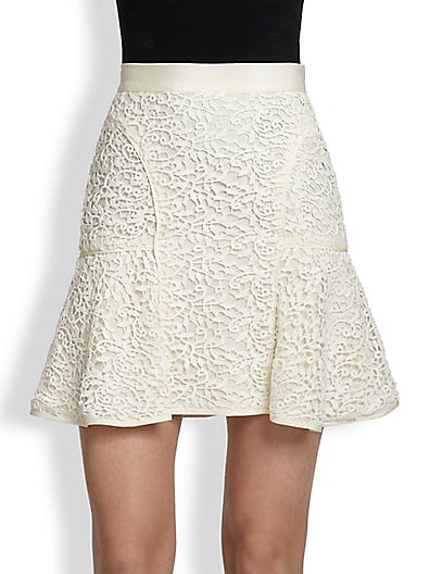 Rebecca Taylor Guipure Lace Skirt  
