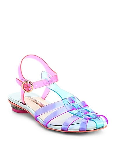 Violleta Jelly T-Strap Sandals By Sophia Webster