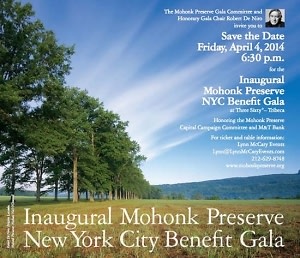 Mohonk Preserve 50th Anniversary Gala Hosted by Robert De Niro 