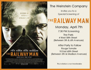 Special Screening of The Railway Man 