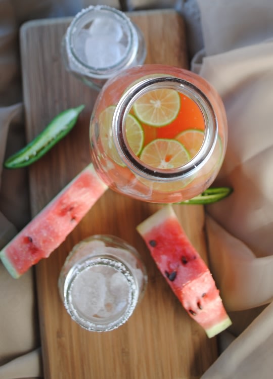 Spicy Watermelon Margarita