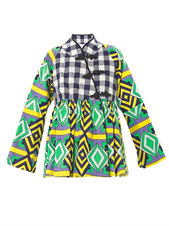 Pamela Onaedo Diamond Print Jacket by Stella Jean 