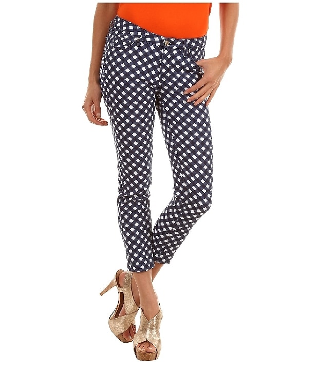 Kate Spade New York Broome Street Gingham Capri 