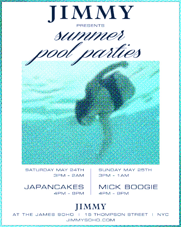 Summer Pool Parties at JIMMY at the James