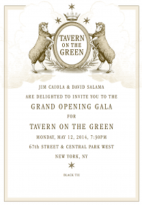 Gala Opening Tavern On The Green