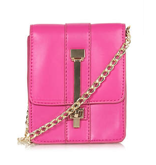 Topshop Pink Crossbody Bag