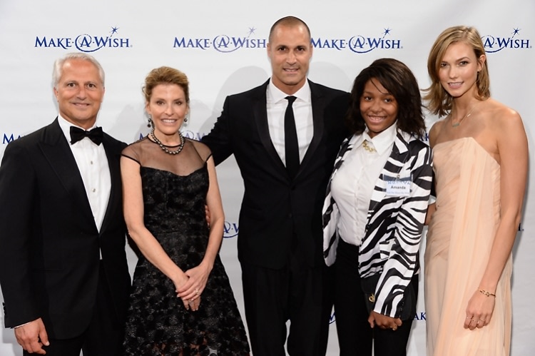 Jim Amine, Aundrea Amine, Nigel Barker, Karlie Kloss 