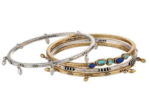 Lucky Brand - Fond Yearning Ombre Blue Bangle Set Bracelet 