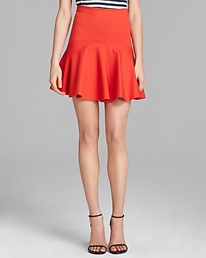 French Connection Bright Lucy Flare Skirt 