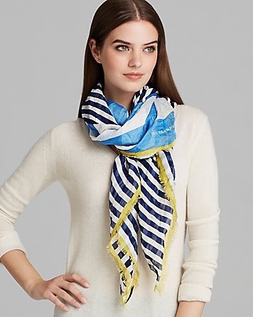 Burberry British Stripe Square Scarf