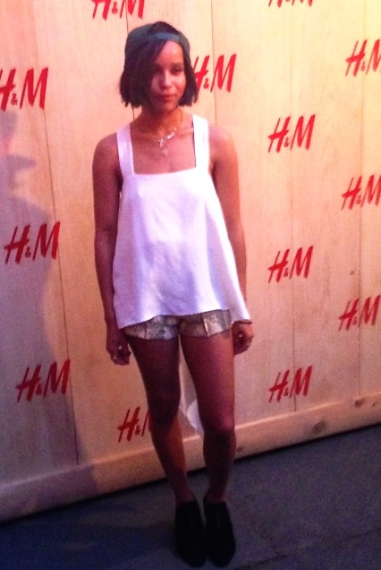 Interview Catching Up With Zoe Kravitz At Last Night S H M Summer Camp Event