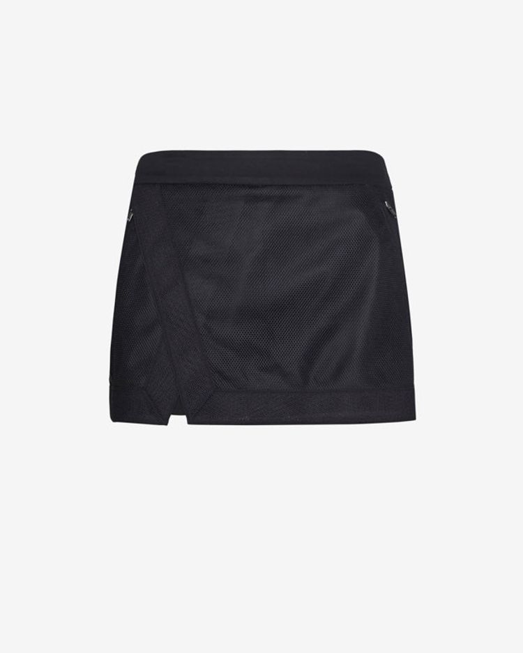 Ohne Titel Mesh Combo Skort: Black