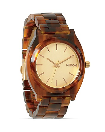 Nixon The Time Teller Acetate Watch, 37mm