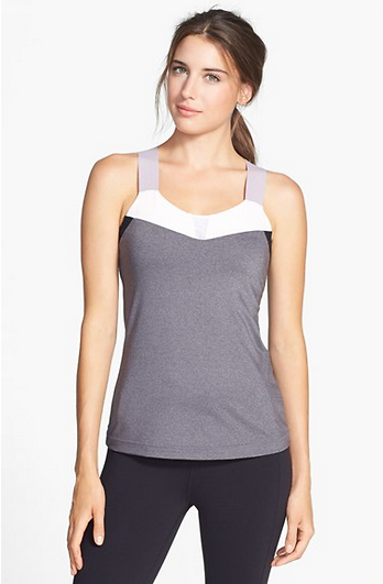 Alo 'Paddle Fast' Colorblock X-Back Tank