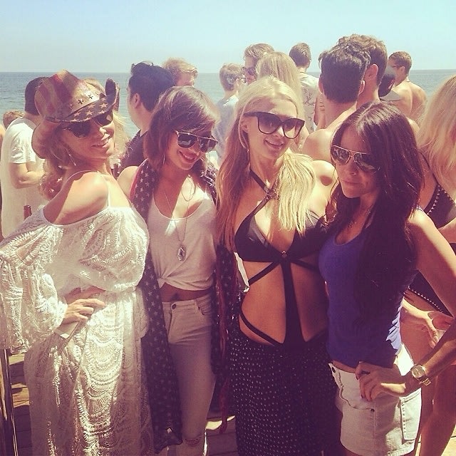 Kym Johnson, Cheryl Burke, Paris Hilton, Allison Melnick