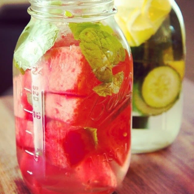 Watermelon Mint Infused Water