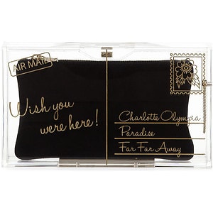 Charlotte Olympia Wish You Were Here Clutch