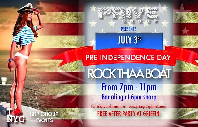 Pre-Indepedence Day Yacht Cruise