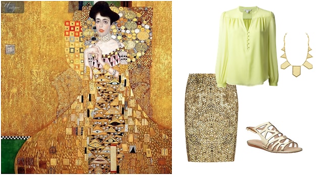 Klimt Inspired Outfit 