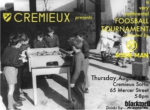 Cremieux Presents A Very Continental Foosball Tournament